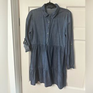 Velvet heart denim dress size small